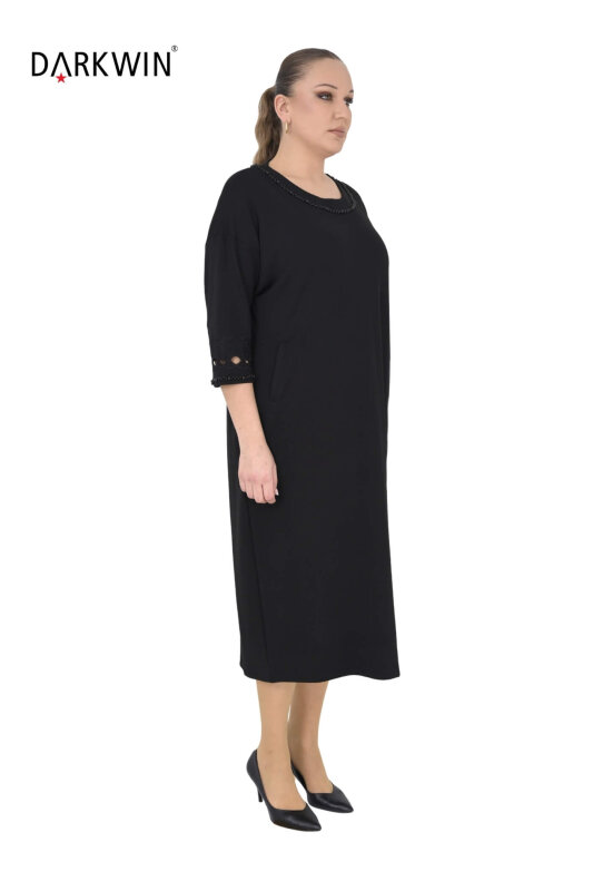 1709 DARKWIN ELBİSE SIYAH - 3