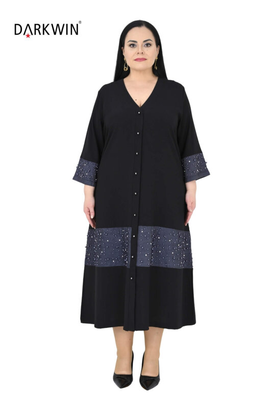 1710 DARKWIN ELBİSE SIYAH - DARKWIN ZG