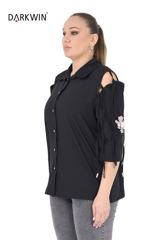 1725 DARKWIN GÖMLEK SIYAH - DARKWIN (1)