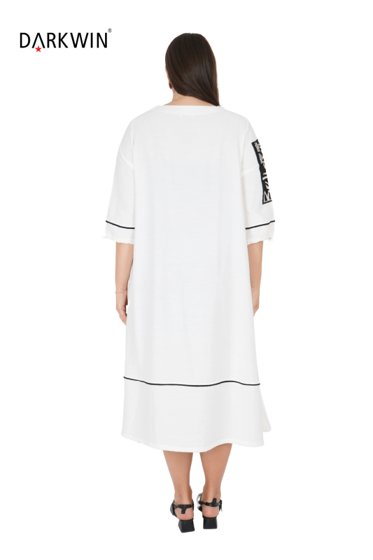 1757 DARKWIN ELBİSE BEYAZ - DARKWIN (1)