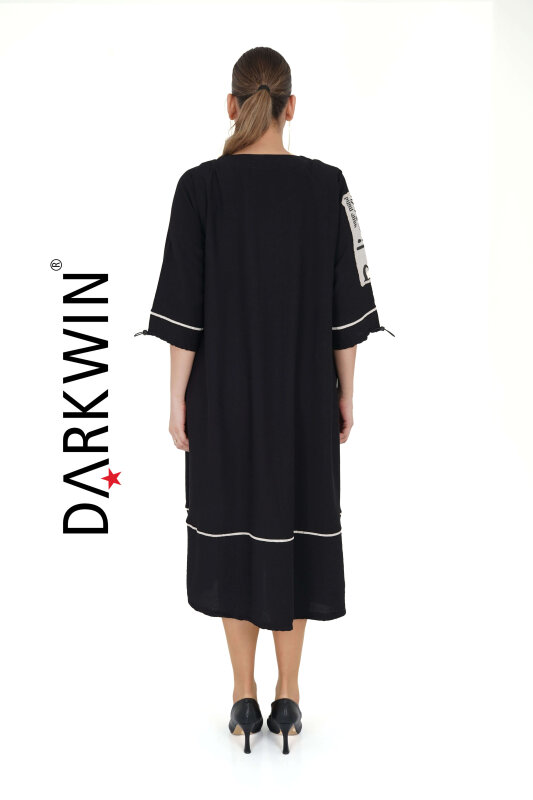 1757 DARKWIN ELBİSE SIYAH - 3