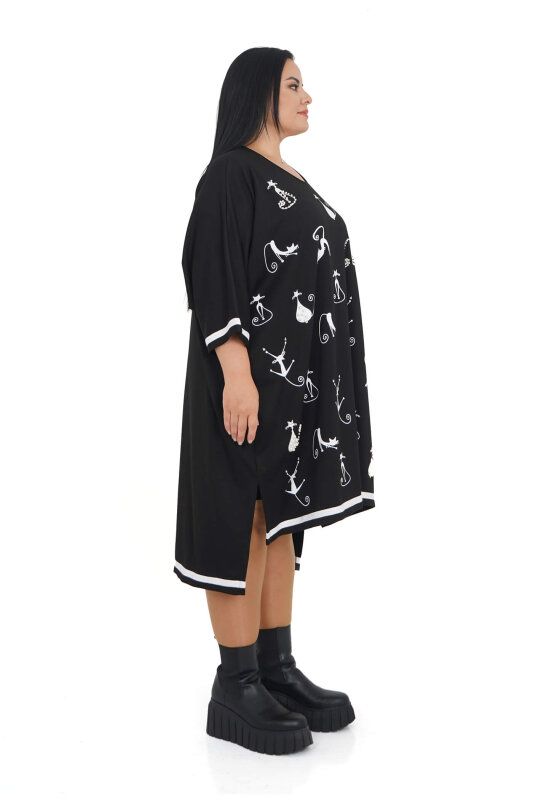 1767 DARKWIN ELBİSE SIYAH - DARKWIN (1)