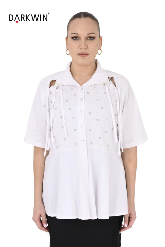 1773 DARKWIN BLUZ EKRU - DARKWIN ON