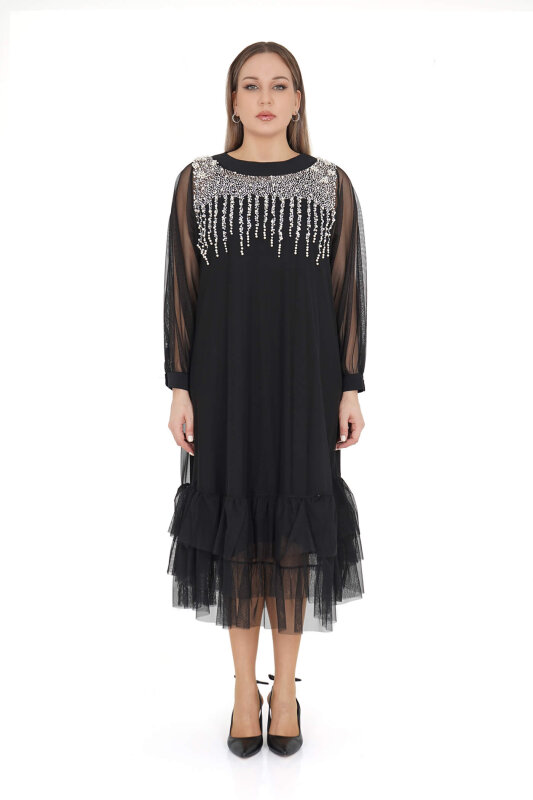 1773 DARKWIN ELBİSE SIYAH - 3