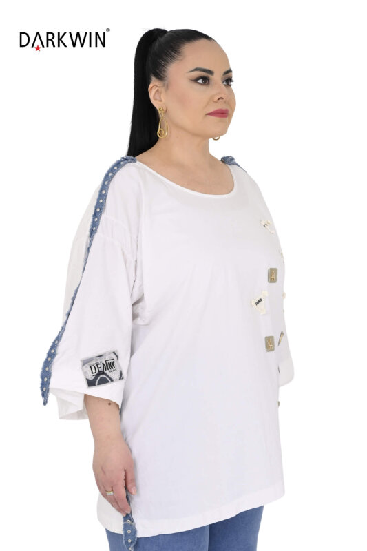 1791 DARKWIN BLUZ EKRU - DARKWIN (1)