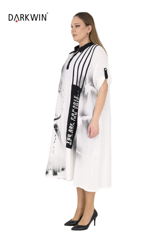 1818 DARKWIN ELBİSE BEYAZ - DARKWIN ZG (1)