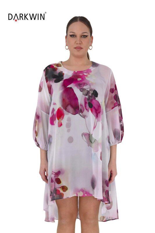 1826 DARKWIN ELBİSE FUSYA - DARKWIN (1)