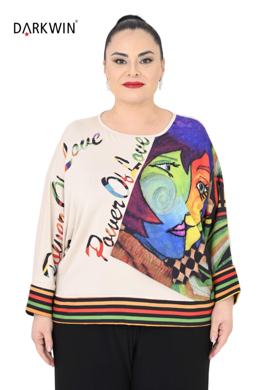 1827 DARKWIN BLUZ BEJ - DARKWIN