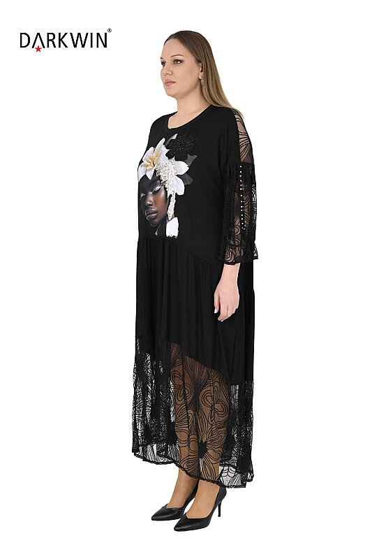 1833 DARKWIN ELBİSE SIYAH - DARKWIN (1)