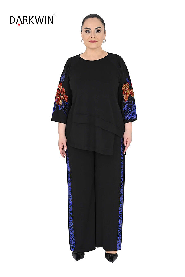 1912 DARKWIN BLUZ-PANTOLON SIYAH - 1