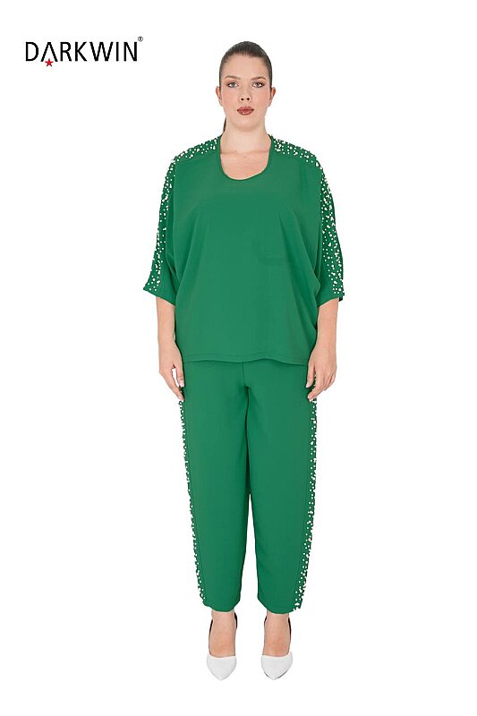 1943 DARKWIN BLUZ-PANTOLON K.YESIL - DARKWIN