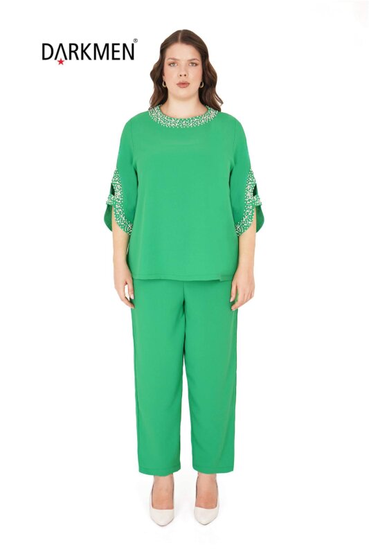 1985 DARKWIN BLUZ-PANTOLON YESIL - DARKWIN