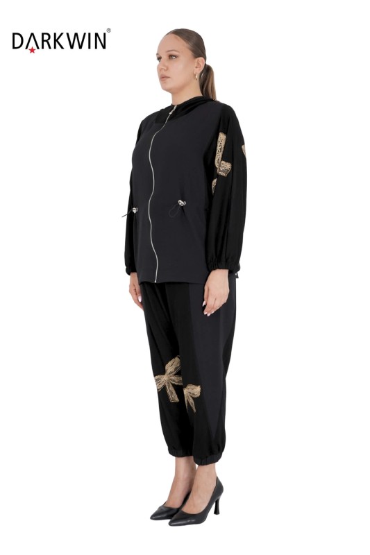 DARKWIN - 2002 DARKWIN MONT-PANTOLON SIYAH-BEJ (1)