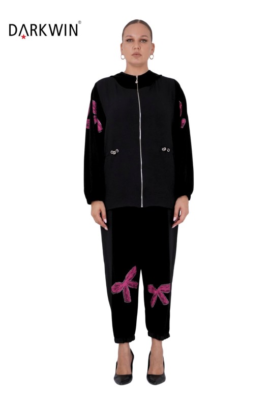 DARKWIN - 2002 DARKWIN MONT-PANTOLON SIYAH-FUSYA