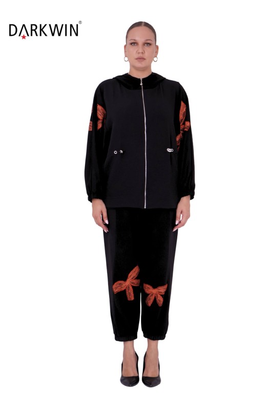 DARKWIN - 2002 DARKWIN MONT-PANTOLON SIYAH-ORANGE