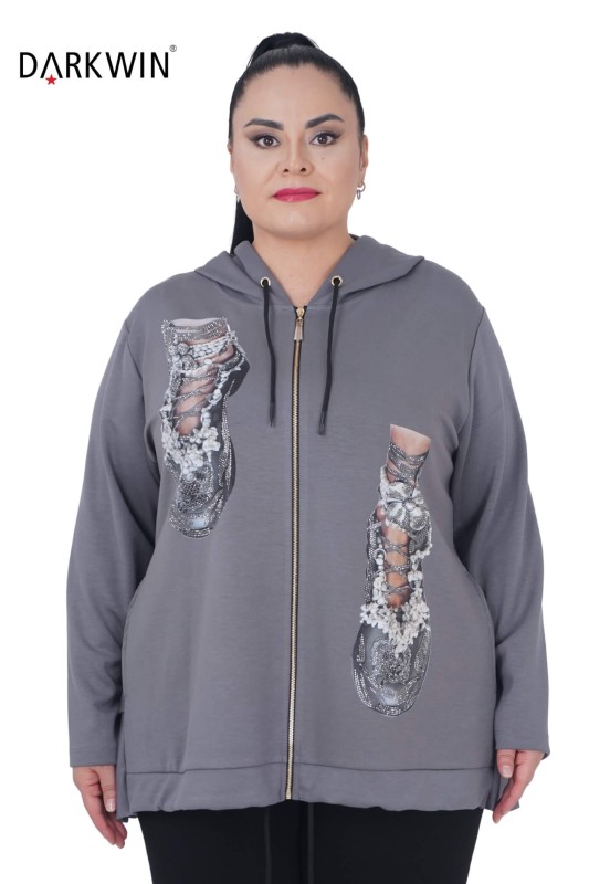 2003 DARKWIN SWEATSHIRT GRI - DARKWIN