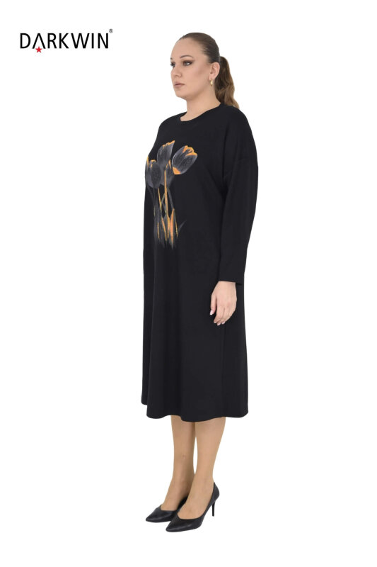 2032 DARKWIN ELBİSE SIYAH - DARKWIN (1)
