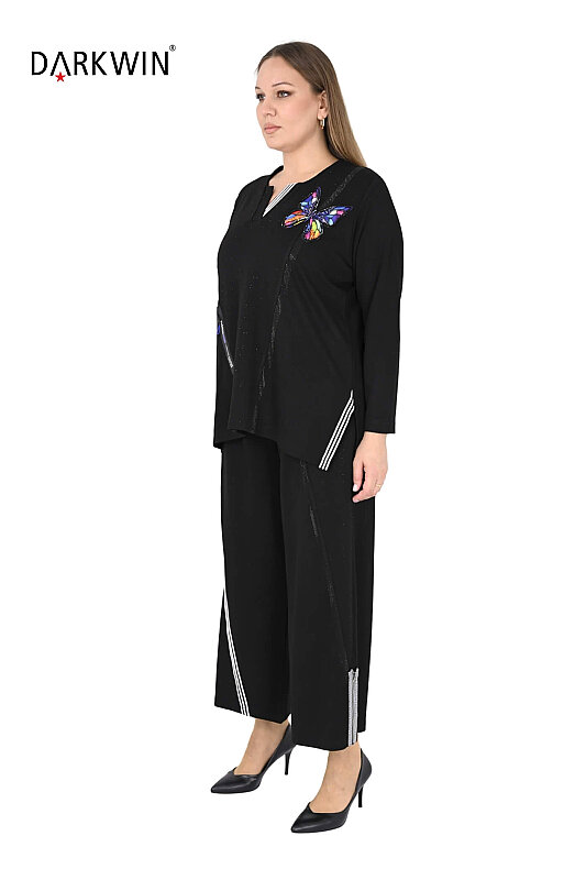 2071 DARKWIN BLUZ-PANTOLON SIYAH - DARKWIN (1)