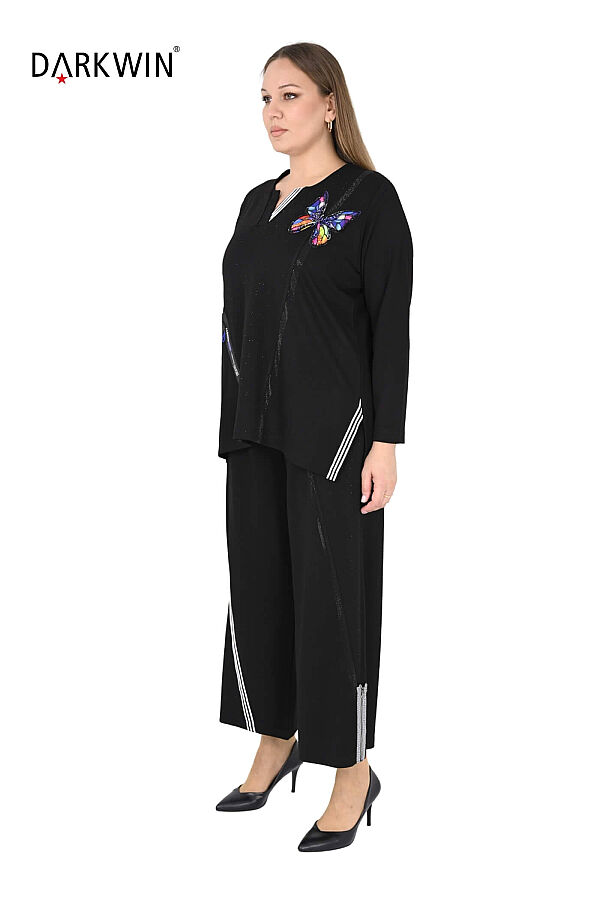 2071 DARKWIN BLUZ-PANTOLON SIYAH - 2