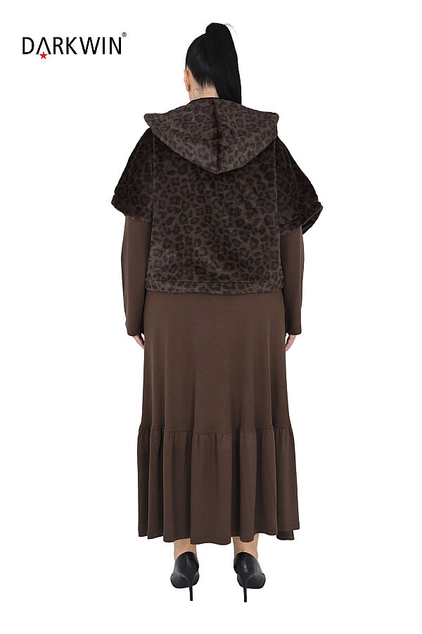 2105 DARKWIN ELBİSE-BOLERO KAHVE - 3