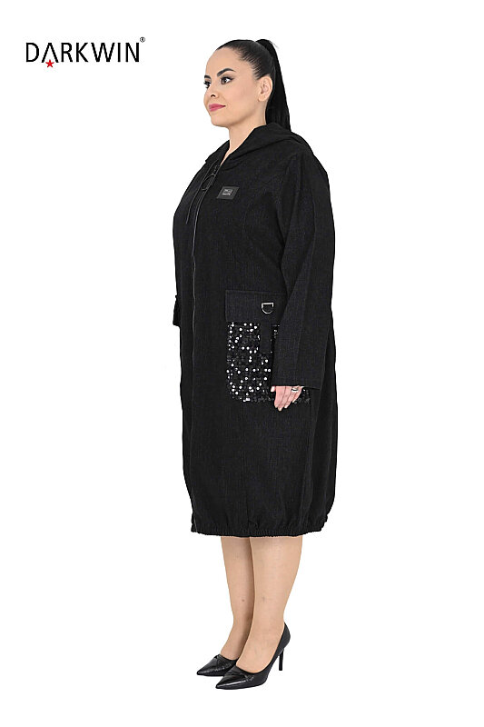 2136 DARKWIN ELBİSE SIYAH - DARKWIN (1)