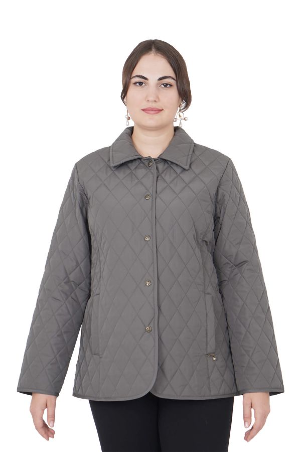 21433 DESEN CEKET GRI - 2