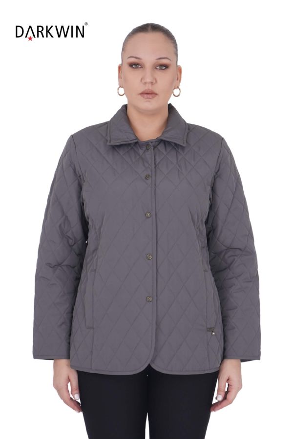 21433 DESEN CEKET GRI - 1