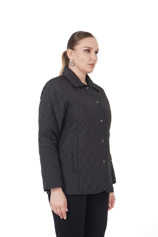 21433 DESEN CEKET SIYAH - 4