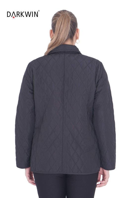 21433 DESEN CEKET SIYAH - Thumbnail