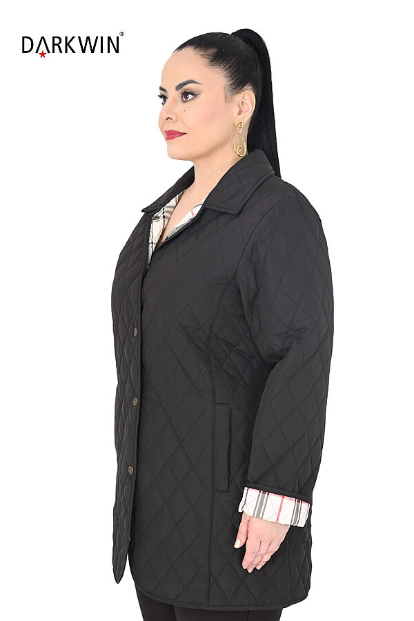 21438 DESEN CEKET SIYAH - 2