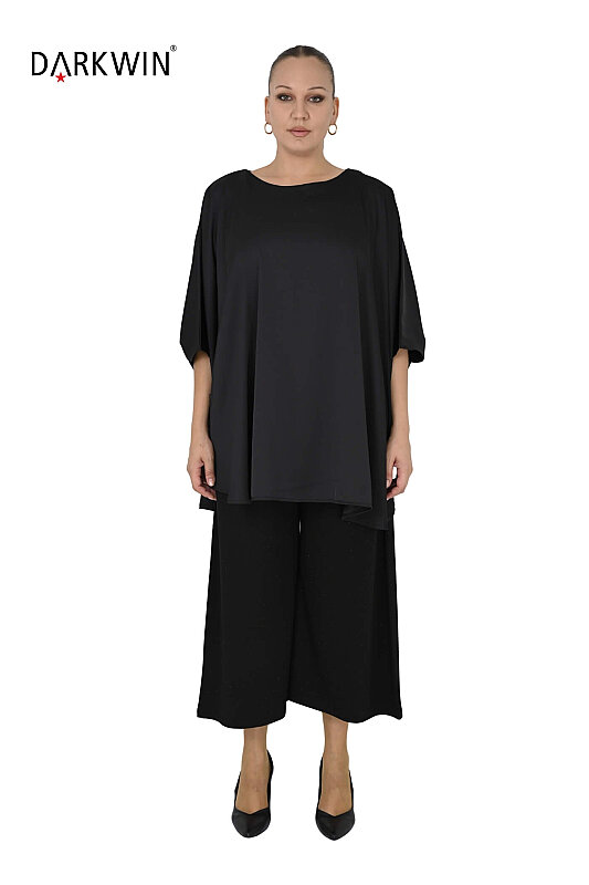 2146 DARKWIN BLUZ-PANTOLON SIYAH - DARKWIN