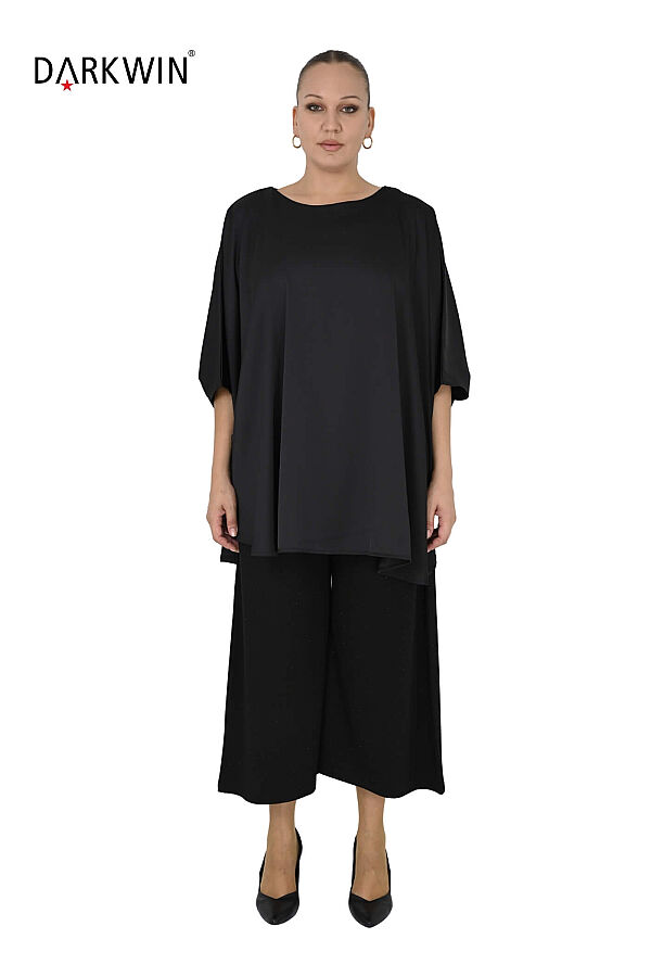 2146 DARKWIN BLUZ-PANTOLON SIYAH - 1