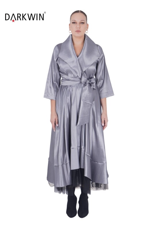 216213 DARKWIN ELBİSE GRI - DARKWIN