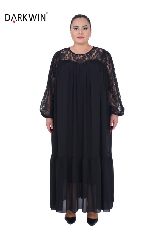 216216 DARKWIN ELBİSE SIYAH - Darkwin