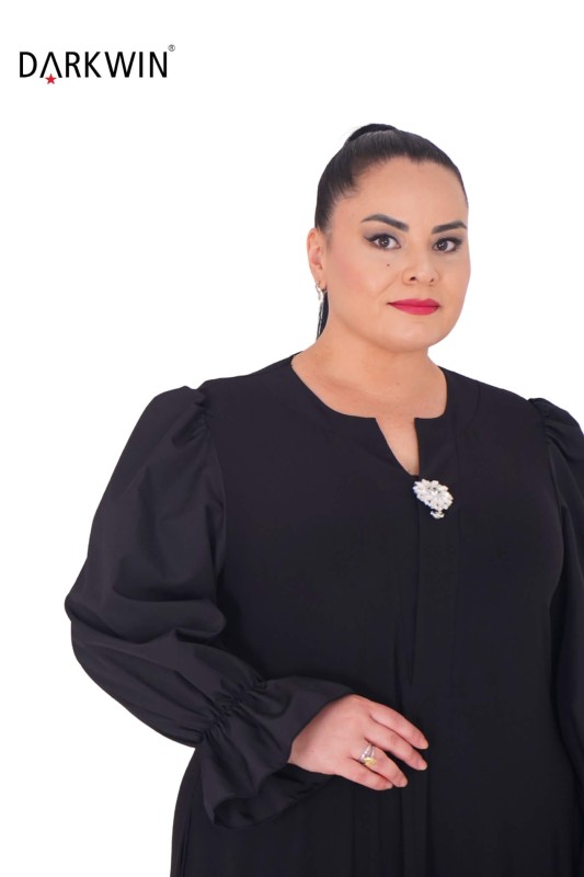 216218 DARKWIN ELBİSE SIYAH - 5