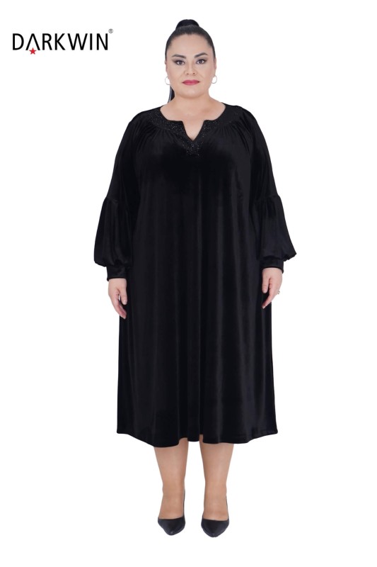 216219 DARKWIN ELBİSE SIYAH - Darkwin