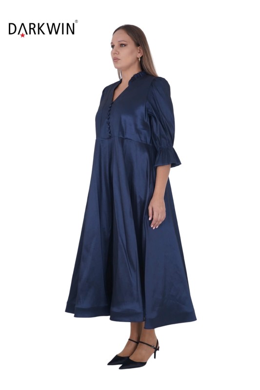 216220 DARKWIN ELBİSE LACIVERT - Darkwin (1)