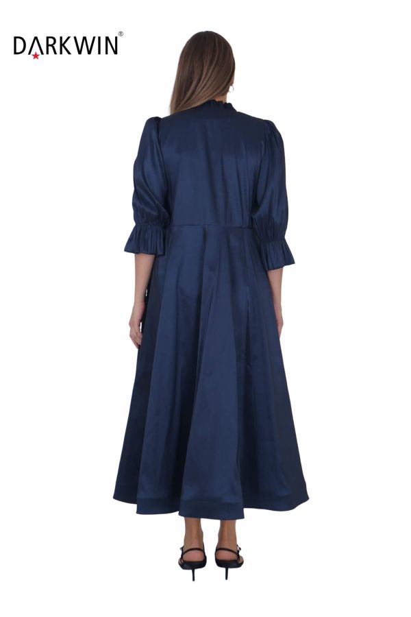 216220 DARKWIN ELBİSE LACIVERT - 3