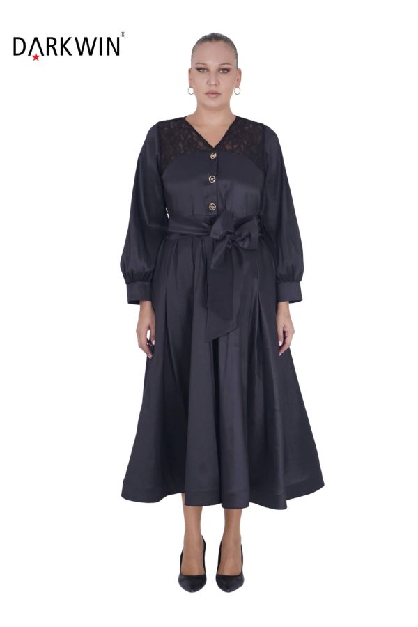 216223 DARKWIN ELBİSE SIYAH - 1