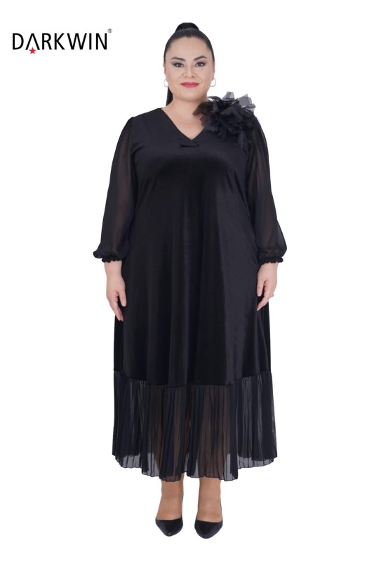 216225 DARKWIN ELBİSE SIYAH - Darkwin