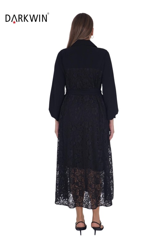 216229 DARKWIN ELBİSE SIYAH - 3