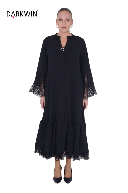 216231 DARKWIN ELBİSE SIYAH - Darkwin