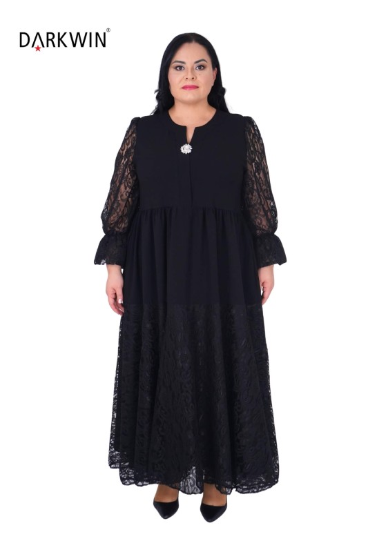 216232 DARKWIN ELBİSE SIYAH - Darkwin