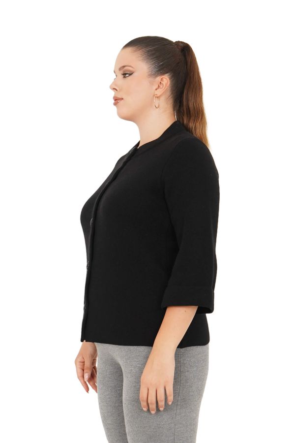 22170 DESEN CEKET SIYAH - 3