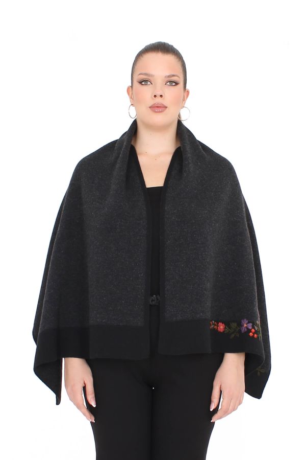 23154 DESEN KAŞKOL SIYAH - 1