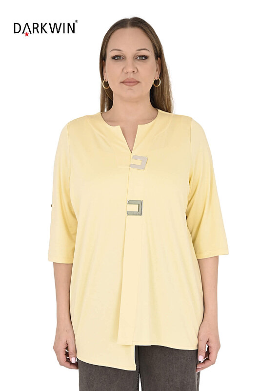 2401-4 M.LONGA BLUZ SARI - MAYA LONGA