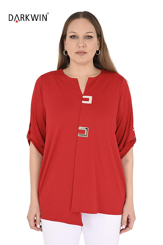 2401-6 M.LONGA BLUZ KIRMIZI - MAYA LONGA