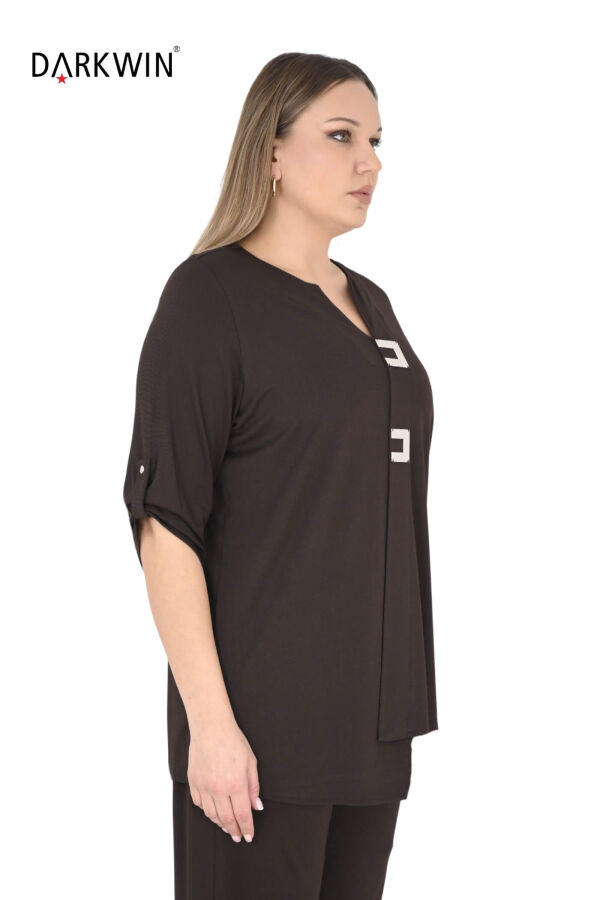 2401-7 M.LONGA BLUZ KAHVE - 2