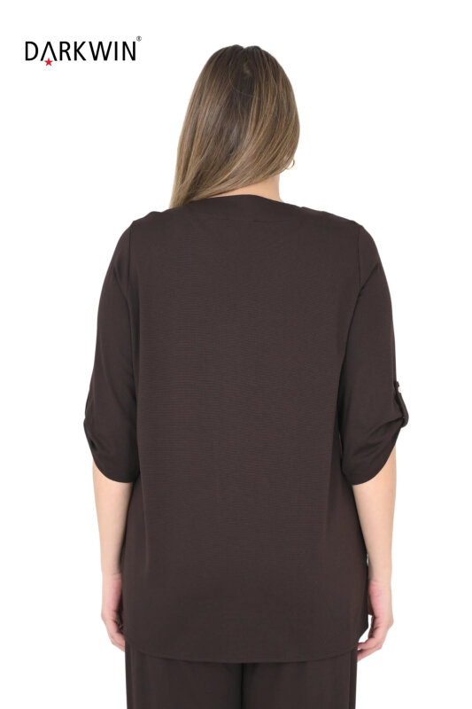 2401-7 M.LONGA BLUZ KAHVE - 3