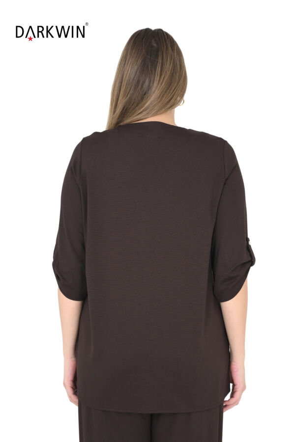 2401-7 M.LONGA BLUZ KAHVE - 3